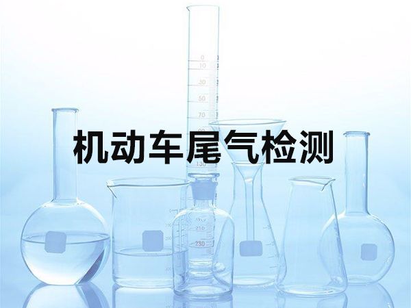 機動車尾氣檢測